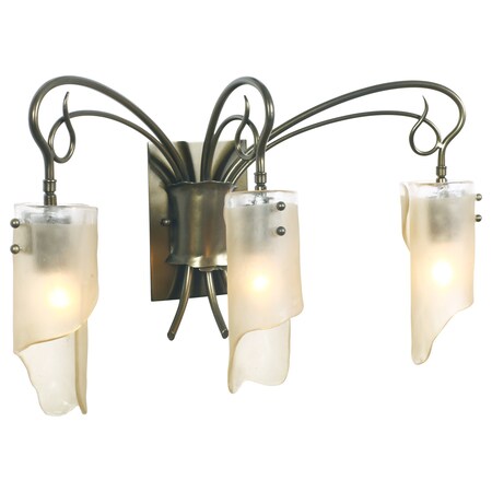 Varaluz Soho 3-Lt Bath Fixture - Statue Garden 126B03SG